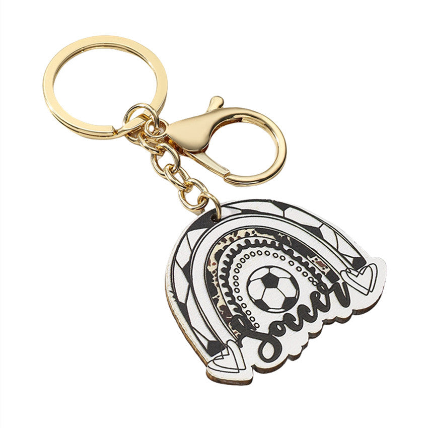 Wholesale Sports, Basketball, Football, Rugby, Baseball, Wooden Keychain